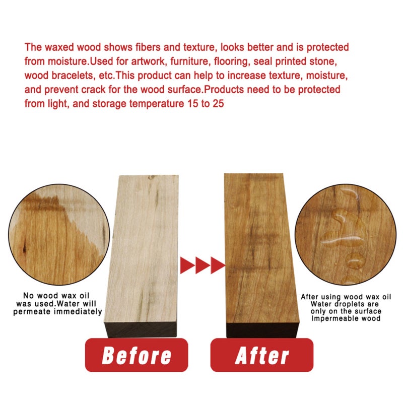 EELHOE Polishing Beewax 85g Waterproof Glossy Hardness Strengthening Furniture Polishing Beewax - Solid Wood Protective Layer for Solid Wood Furniture Flooring Crafts - Image 3