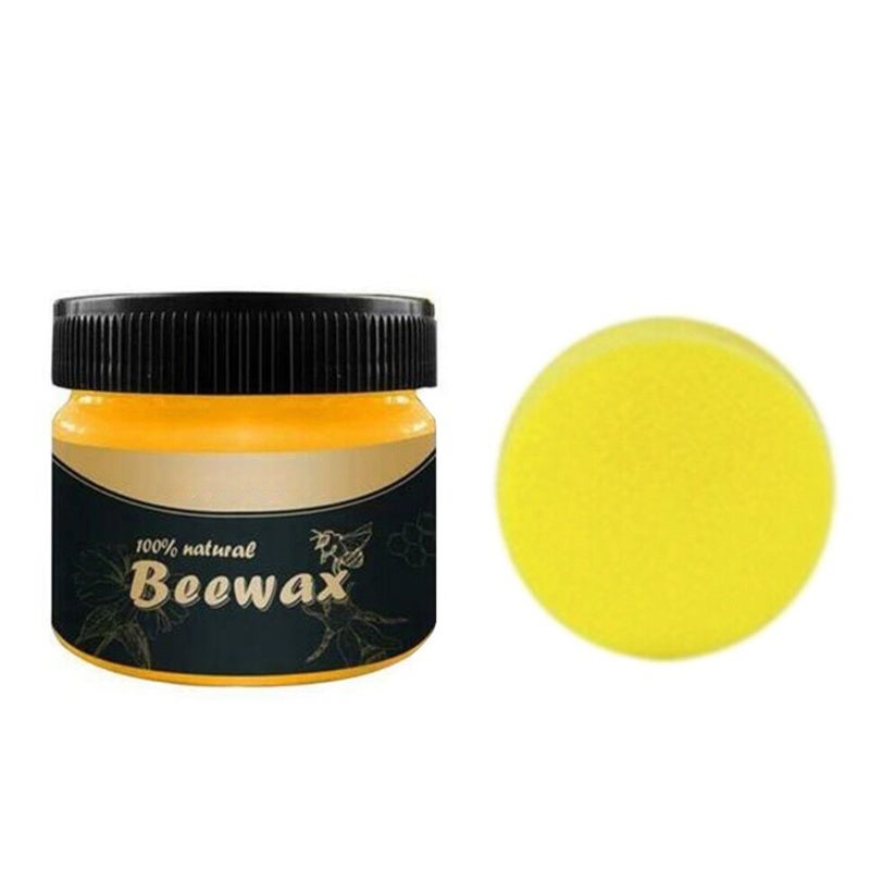 EELHOE Polishing Beewax 85g Waterproof Glossy Hardness Strengthening Furniture Polishing Beewax - Solid Wood Protective Layer for Solid Wood Furniture Flooring Crafts - Image 1
