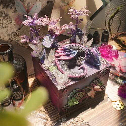 FUNSHOWCASE Fire Dragon Asleep Epoxy Resin Silicone Mold for Fondant Cake Decorating, Concret, Cement, Polymer Clay, Around 4inch - Image 4