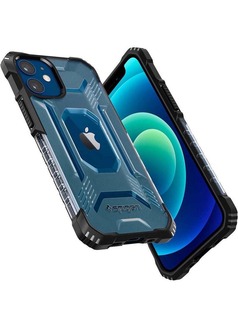 Spigen - Nitro Force Protective Cover Case for Apple iPhone 12 Mini - Matte Black - Image 1