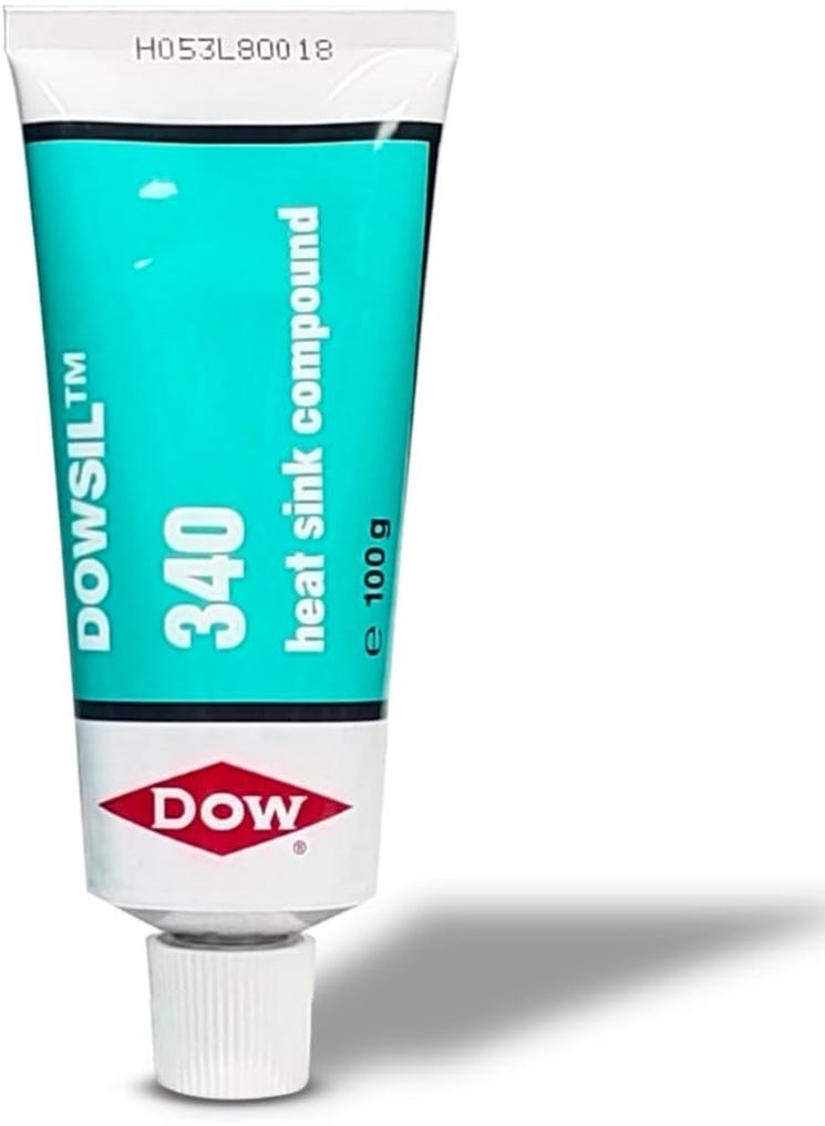 DOWSIL™ 340 Heat Sink Compound, 100g Tube – White Non-Flowing Silicone Thermal Paste for CPUs, PCBs, Power Electronics & Heat Sinks - Image 1