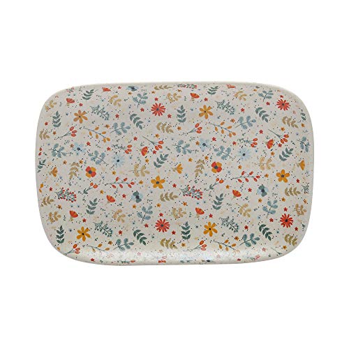 MIAH Decor MD-265 Handcrafted Spring Collection- Stoneware Platters -Set of 2 - Image 5