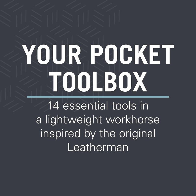 LEATHERMAN بوند، أداة متعددة الاستخدامات خفيفة الوزن 14 في 1 للتخييم، المشي و الاستخدام اليومي (EDC)، مصنوعة في الولايات المتحدة، كرانبيري مخطط - Image 3