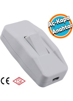 Nzb Electric Button Switch Socket Open Close Single Intermediate White Plastic  - Image 1
