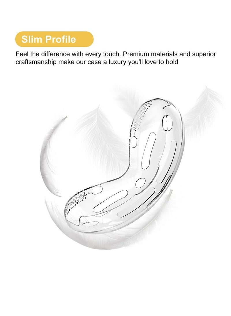 SYOSI - Compatible with Apple Vision Pro Case and Protective Cover TPU Protective Cover for Vision Pro VR Headset 2024 Accessories Provides Superior Protection Against Scratches Transparent - Image 1