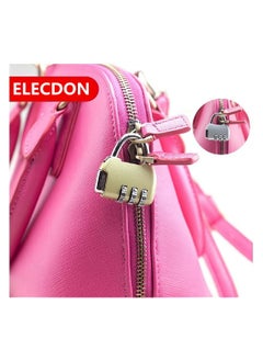Y&D Combination Lock, SYOSI 7 Pcs 3-Digit Travel Lock of Zinc Alloy, the Small Safe Padlock for Suitcases Luggage Toolkit Cabinets  - Image 5