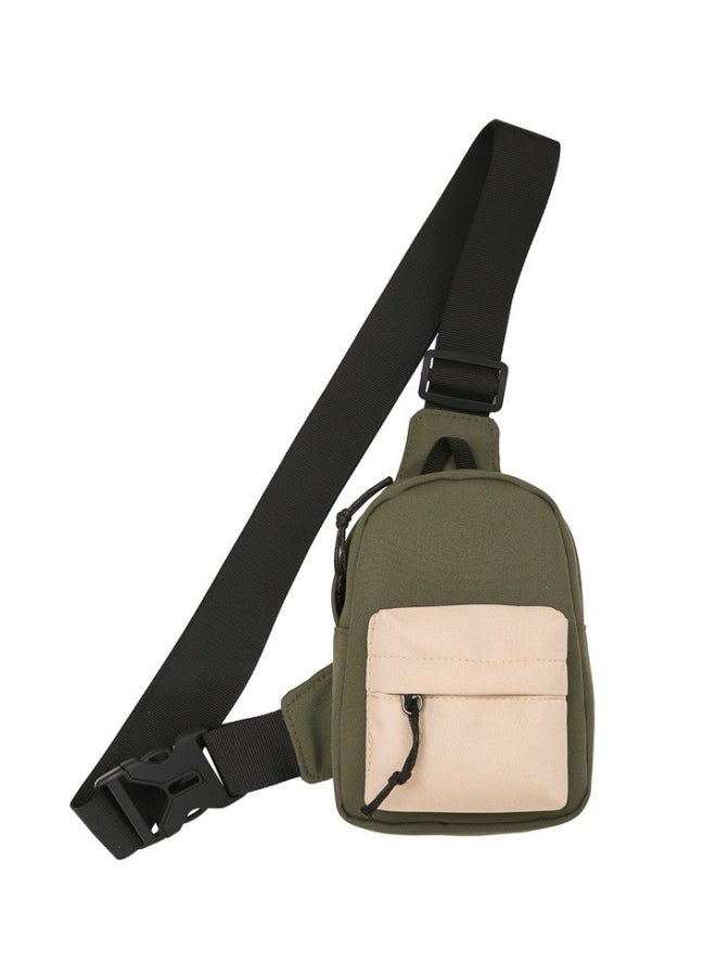Unisex Fashion Crossbody Bag, Men's/Women's Contrast Messenger Bag Shoulder Bag Sling Bag Side Bag Carry Bag, Daily Commuter/Campus Phone Bag Satchel Bag Small bag for Girls/Boys/Teenagers/Students - Image 1