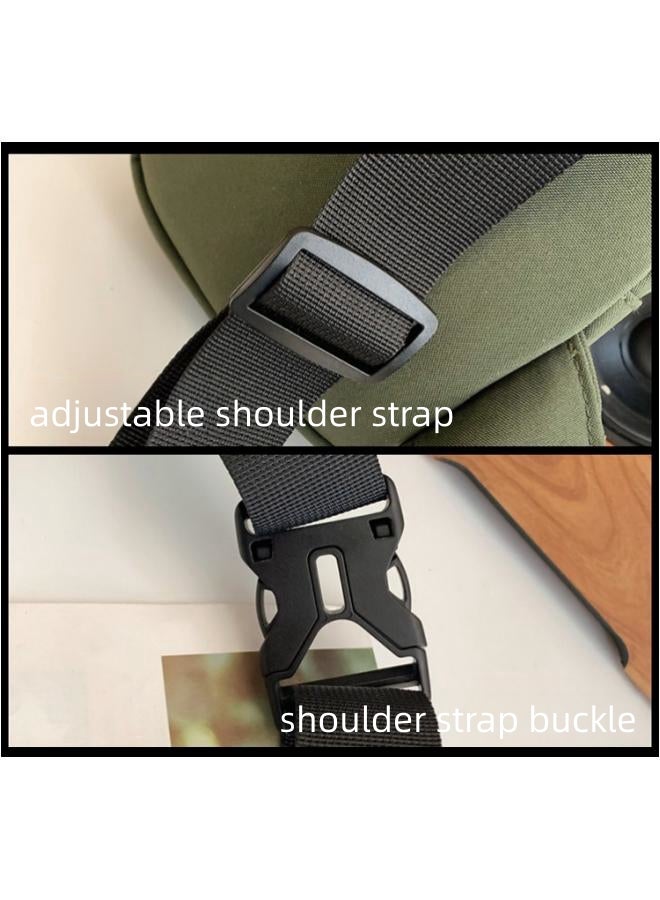 Unisex Fashion Crossbody Bag, Men's/Women's Contrast Messenger Bag Shoulder Bag Sling Bag Side Bag Carry Bag, Daily Commuter/Campus Phone Bag Satchel Bag Small bag for Girls/Boys/Teenagers/Students - Image 5