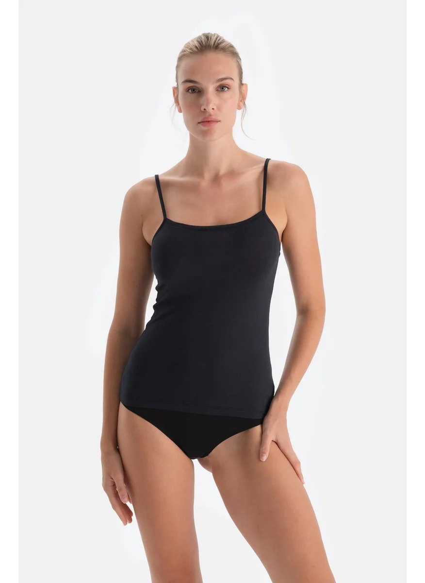 dagi Black 5016KC Modal Cashmere Tank Top