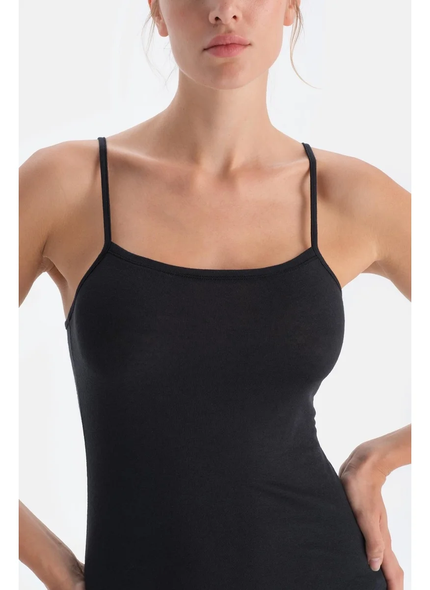 dagi Black 5016KC Modal Cashmere Tank Top