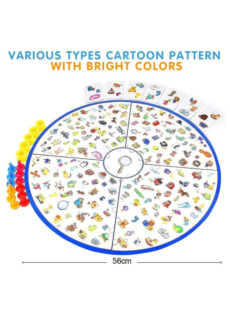 NIBEMINENT - Board games, little detective card games memory tabletop matching for kids family gatherings, educational toys aged 3-7 - Image 1