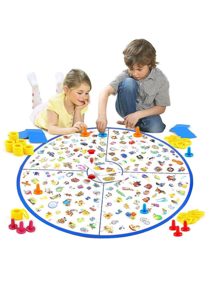 NIBEMINENT - Board games, little detective card games memory tabletop matching for kids family gatherings, educational toys aged 3-7 - Image 1
