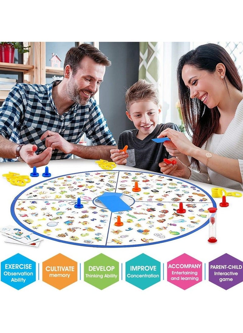 NIBEMINENT - Board games, little detective card games memory tabletop matching for kids family gatherings, educational toys aged 3-7 - Image 1