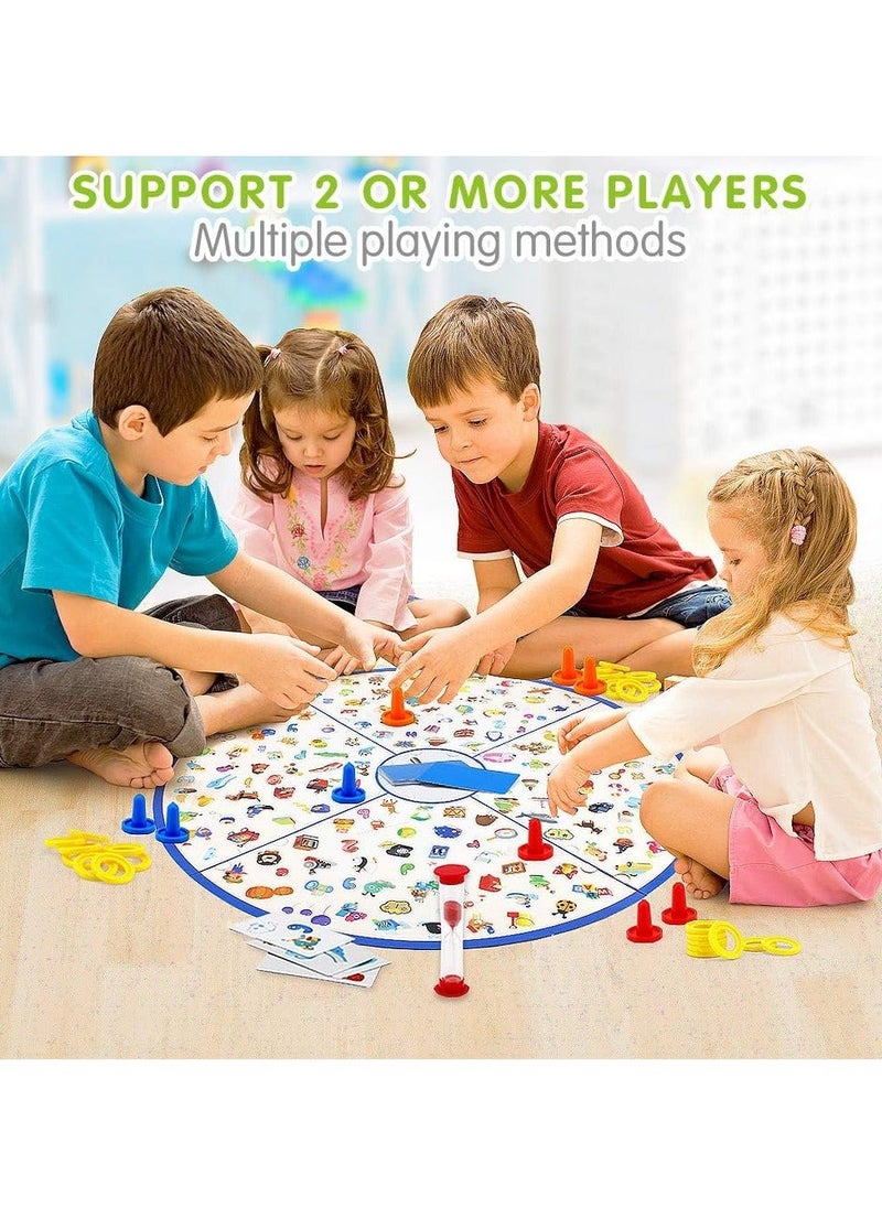 NIBEMINENT - Board games, little detective card games memory tabletop matching for kids family gatherings, educational toys aged 3-7 - Image 1