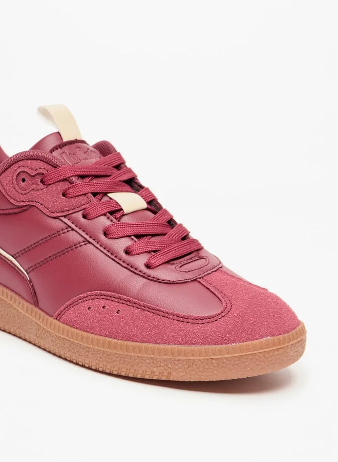 لي كوبر Women's Colourblock Lace-Up Sneakers