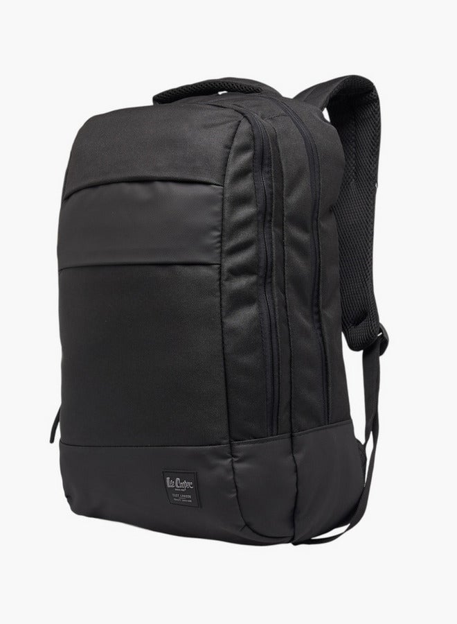 Lee Cooper Boys Solid School Backpack with Adjustable Shoulder Straps and Zip Closure - 17x32x48 cms  - Image 2
