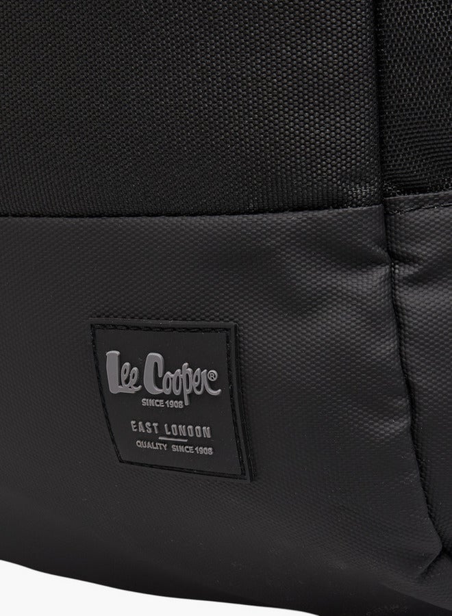 Lee Cooper Boys Solid School Backpack with Adjustable Shoulder Straps and Zip Closure - 17x32x48 cms  - Image 3