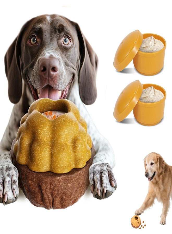fyfracing Dog Treat Dispensing Enrichment Toys for Aggressive Chewers to Keep Them Busy，Interactive Indestructible Frozen Treat Molds Toy for Small Large Pet Dogs (Treat Toy) - Image 1