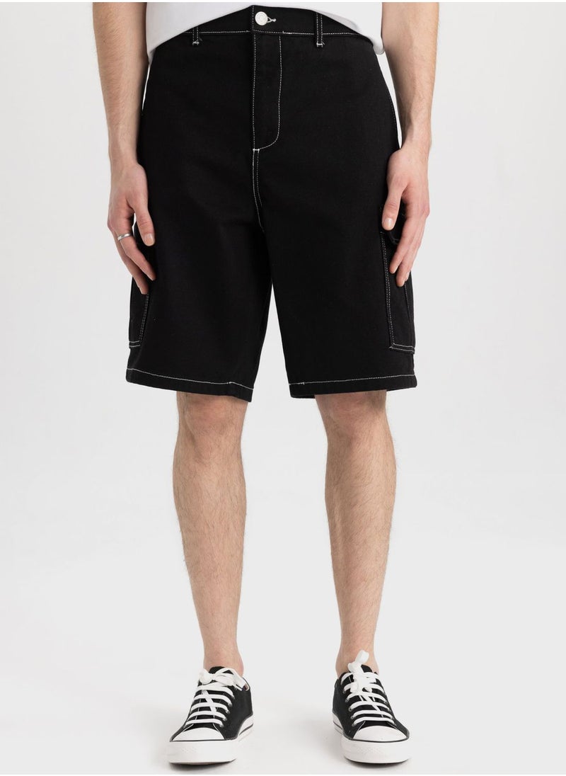 DeFacto - Relax Fit Regular Hem Bermuda - Image 1
