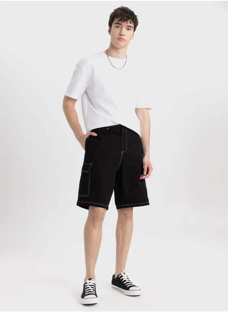 DeFacto Relax Fit Regular Hem Bermuda