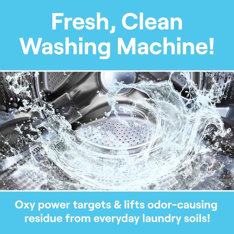 Seventh Generation Washing Machine Cleaner 6 Count Free & Clear Targets Odor-Causing Residue Powered by Oxy Power 4.2 oz - Image 3