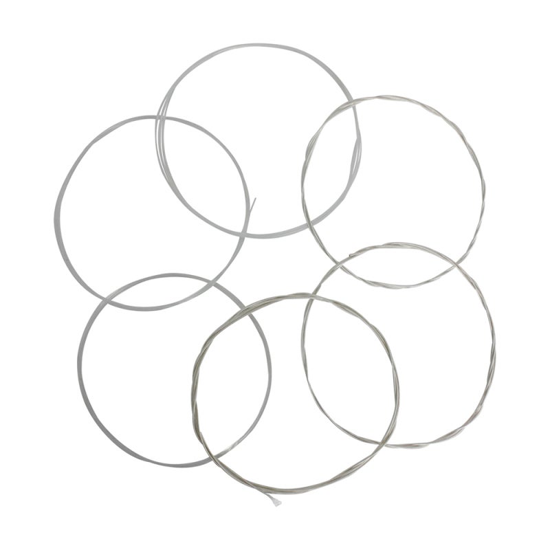 IRIN Acoustic Guitar Strings 6pcs Set - Transparent Nylon 1st-3rd Strings Bright Sound Silver Plated Copper Alloy 4th-6th Strings Durable for Classical Acoustic Guitars - Image 5