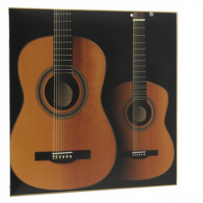 IRIN Acoustic Guitar Strings 6pcs Set - Transparent Nylon 1st-3rd Strings Bright Sound Silver Plated Copper Alloy 4th-6th Strings Durable for Classical Acoustic Guitars - Image 1