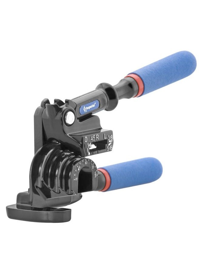 Imperial Tool 470FH Triple Head 180 Degree Tube Bender with Roto-Lok Indexing Handle, 3/16", 1/4", 5/16", and 3/8" - Image 1