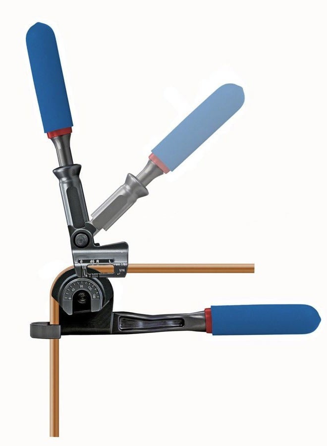 Imperial Tool 470FH Triple Head 180 Degree Tube Bender with Roto-Lok Indexing Handle, 3/16", 1/4", 5/16", and 3/8" - Image 5