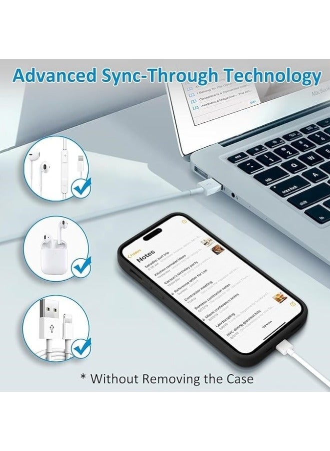 Case for iPhone 15 Pro, 6000mAh Portable Charging with Kickstand,Supported Rechargeable Battery Pack iphone Pro Backup Charger - Image 5