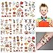 CupaPlay 284 PCS CupaPlay Circus Temporary Tattoos Carnival Baby ShowerBirthday Party Supplies Under the Big Top Party Goodie Bag Stuffers Favors24 Sheets - Image 4