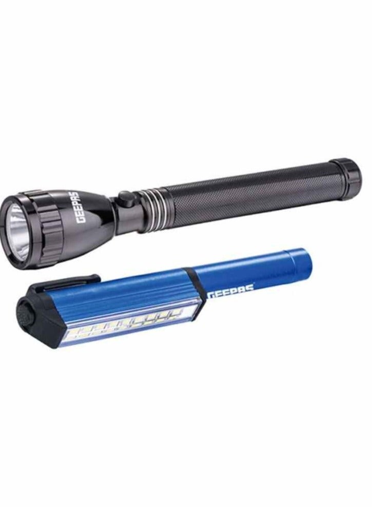 جيباس مصباح جيباس LED قابل لإعادة الشحن ومقاوم للماء GFL4647N