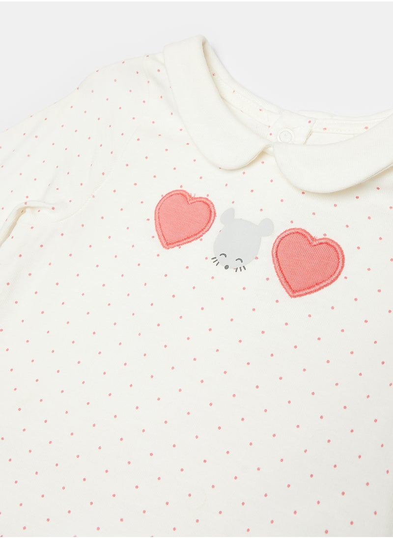 Okaidi OBaiBi By Okaidi Baby Girls Tshirt  - Image 3