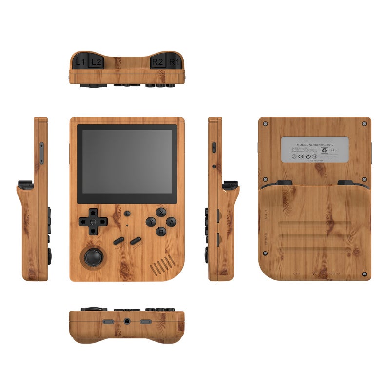 RG351V Game Console Retro Games WiFi Pairing Game Built-in 16GB RK3326 Open Source 3.5 IN 640*480 Handheld Game Console Emulator For PS1 kid Gift - Image 3