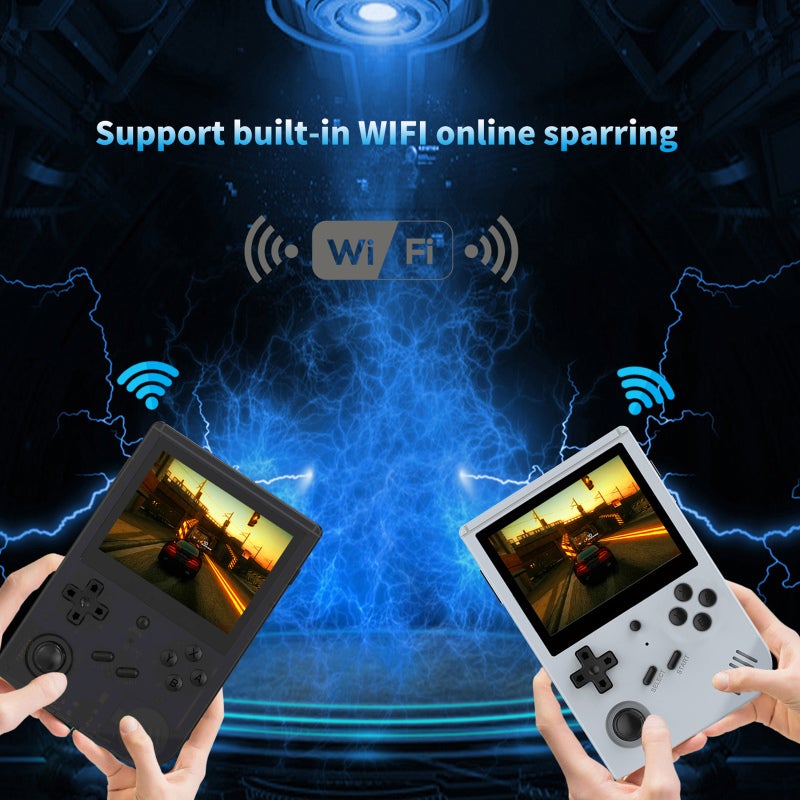 RG351V Game Console Retro Games WiFi Pairing Game Built-in 16GB RK3326 Open Source 3.5 IN 640*480 Handheld Game Console Emulator For PS1 kid Gift - Image 5