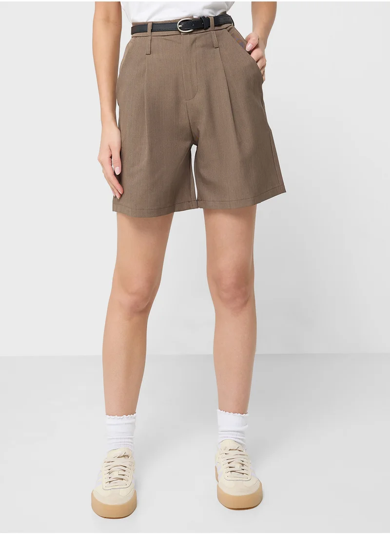 Ginger Tailored Shorts With Belt