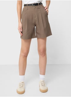 Ginger Tailored Shorts With Belt  - Image 1