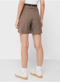 Ginger Tailored Shorts With Belt  - Image 2
