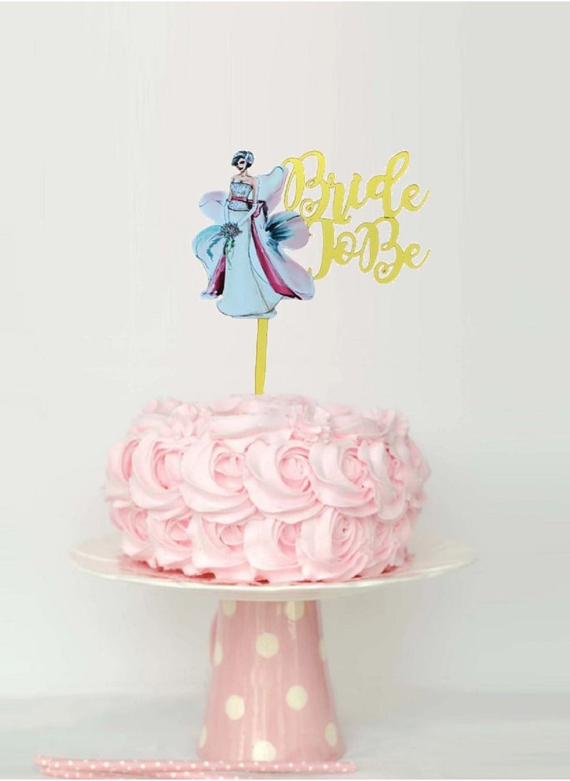 Generic - Bride To Be Cake Topper For Bridal Shower Party - Image 1