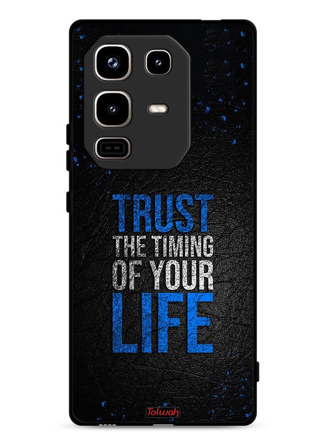Tolwak Infinix Note 50 Pro 4G Protective Case Cover Trust The Timing Of Your Life - Image 1