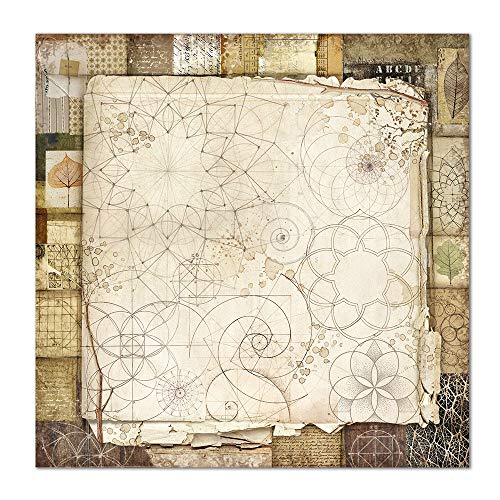 STAMPERIA ستامبيريا إنترناشونال، كفت ورق باد 12X12 10PK غابة، 30.5 × 30.5 (12" × 12")، متعدد الألوان - Image 2