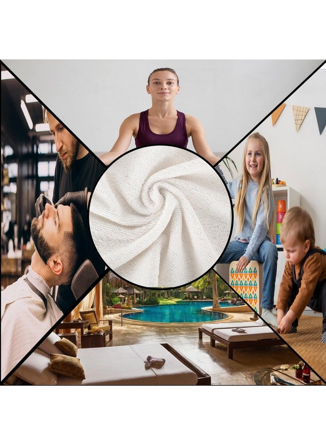 Kuber Industries Kuber Industries (Set of 3) Face Towel | Small-14x21 Inch | Hand Napkins For Man & Women | Hand Towel For Facewash, Gym | Face Towel For Kids | Towels for Daily Use | White  - Image 5