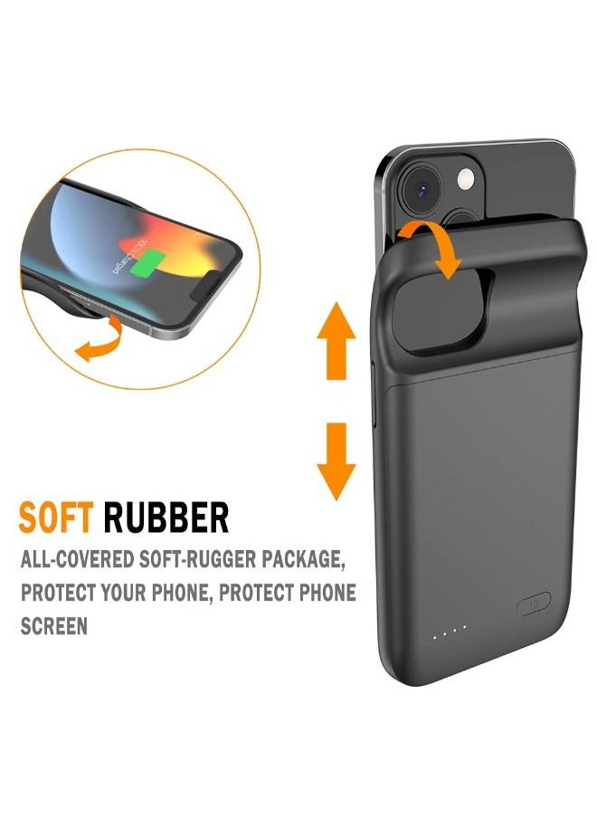 4800mAh Support SYNC Data Wired Headset External Backup Portable Pack Battery Charger Case for iPhone 13 Pro Max
