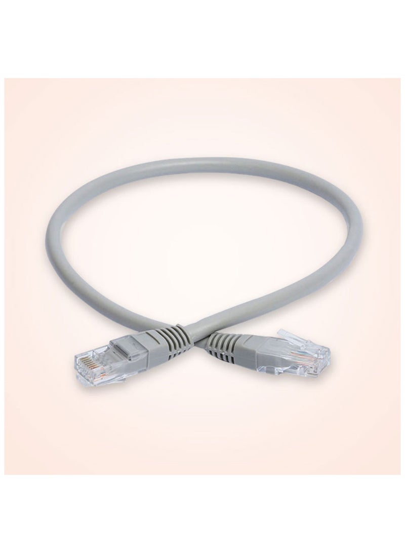 MOWSIL Cat.6 UTP Patch Cable 10 Mtr,IBE series copper-clad Aluminum 1000Mpbs 250MHz Aluminum Foil PVC Jacket  - Image 1