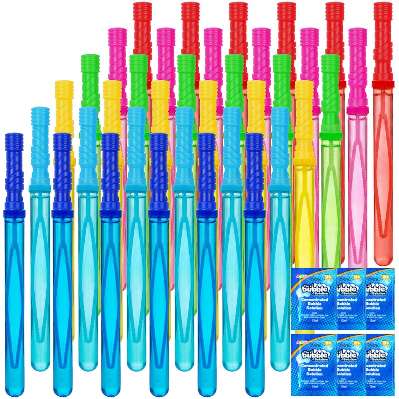 JOYIN 36 Pack 146 Big Bubble Wands Bulk Bubble Blower for Kids Party Favors Easter Birthday Summer Outdoor Indoor Activity - Image 2