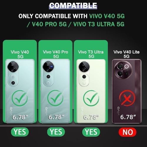 KC Back Cover for Vivo V40 5G / Vivo V40 Pro 5G - 3D Four Corner Shockproof Blue Spinning Wheel Kickstand Holder Soft Silicone with Camera Protection (Black) - Image 2