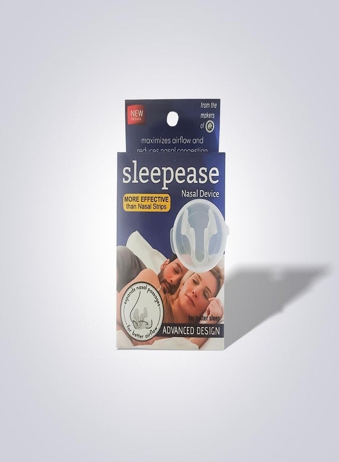 VALUEVIBES Anti-Snoring Nasal Dilator for Snoring Relief - Flexible Breathing Aid for Nose, Sleep & Exercise | Comfortable Reusable Nose Clip (Transparent) - Image 1