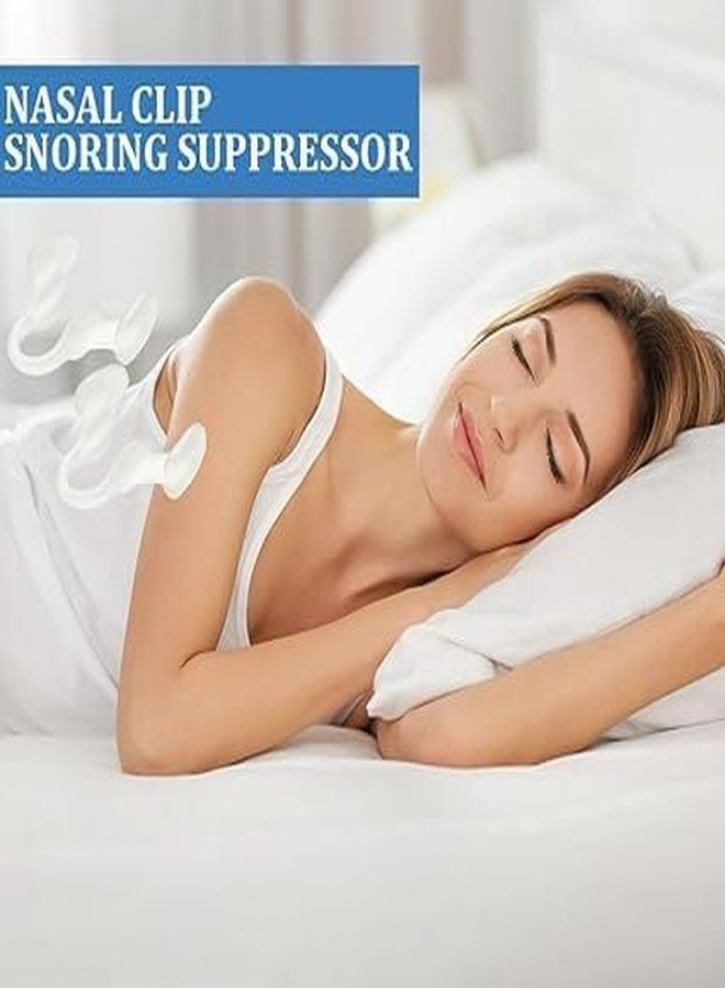 VALUEVIBES Anti-Snoring Nasal Dilator for Snoring Relief - Flexible Breathing Aid for Nose, Sleep & Exercise | Comfortable Reusable Nose Clip (Transparent) - Image 4