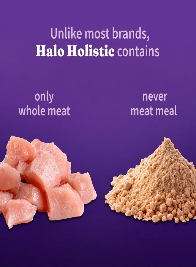Halo Holistic Cage Free Chicken Cat Food, Healthy Grains Dry Cat Food, Complete Digestive Health, Kibble for Adult Cats, 3 lb Bag - Image 3