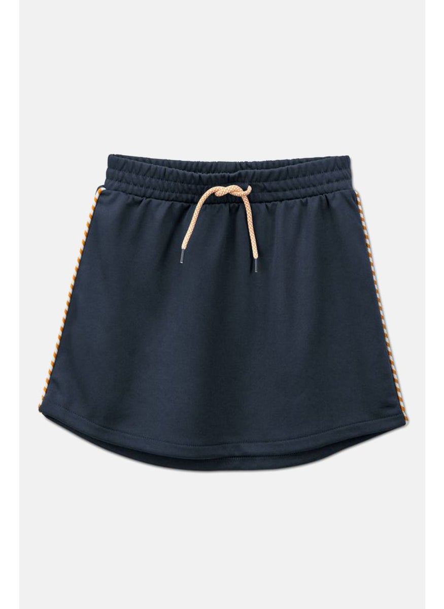 Tchibo Kids Girl Drawstring Skirt, Navy  - Image 2